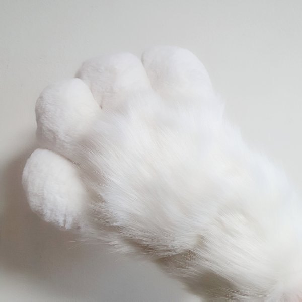 Cute Cat Paw Gloves for Cosplay, Plush Animal Paw Winter Gloves