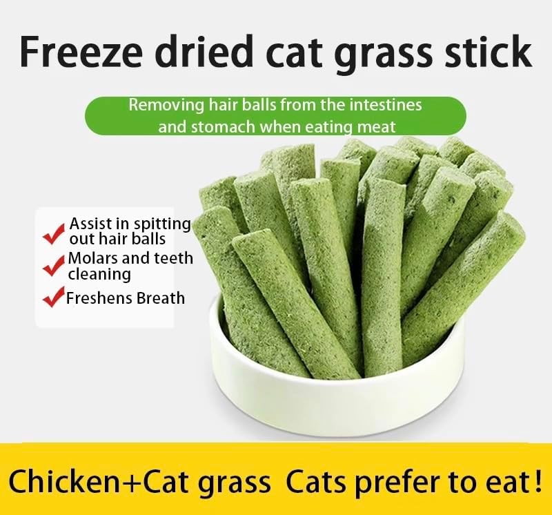 Cat Dental Grass Stick Treats