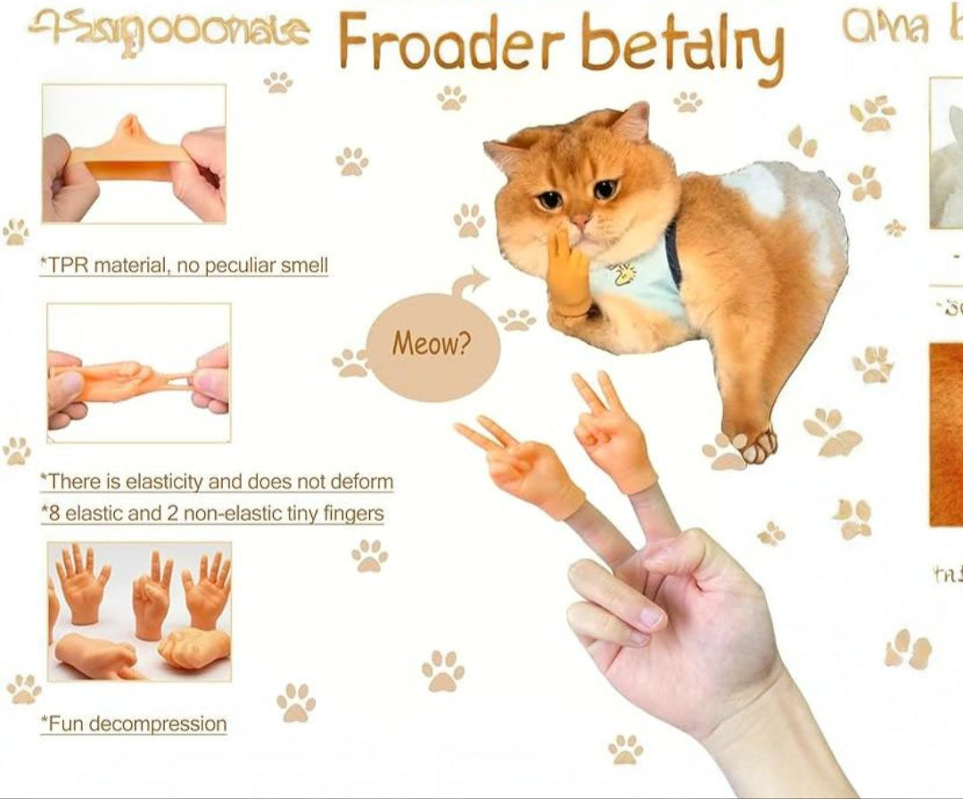 Cat Finger Interactive Toys