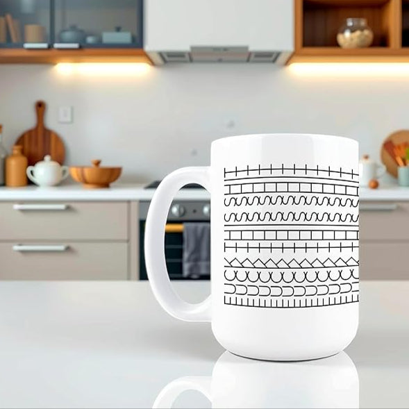 Ceramic Funny Coffee Mug, Hidden Message Cup
