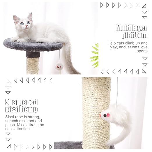 3-Layers Cats Toys Scratching Post