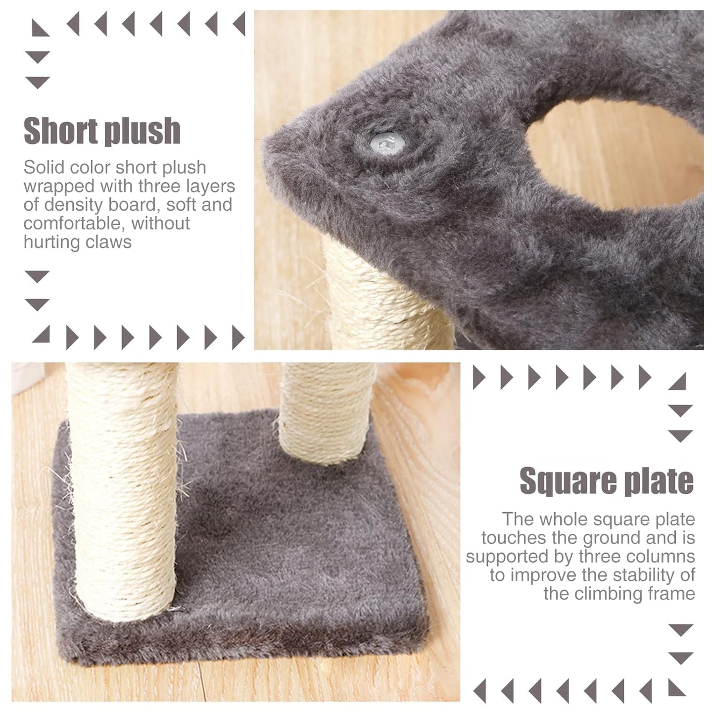 3-Layers Cats Toys Scratching Post