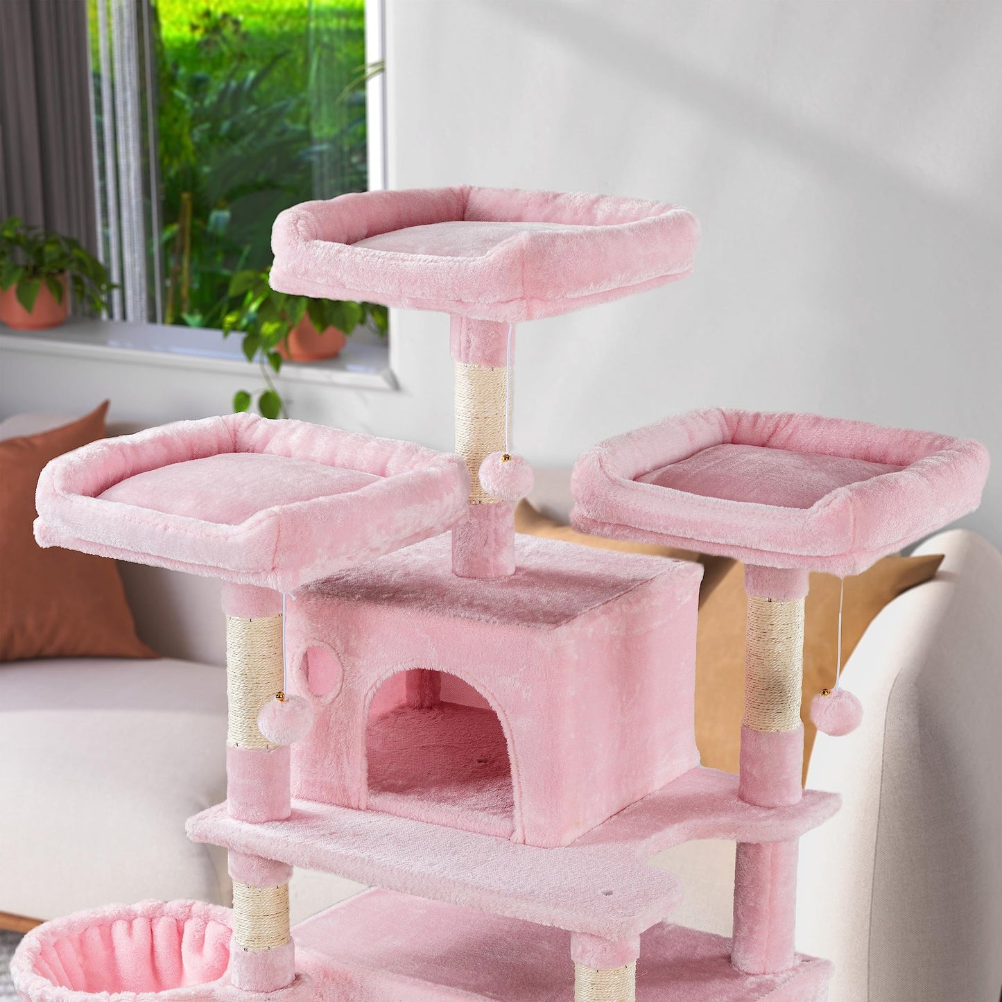 Multi-Level Large Cat Tree Tower
