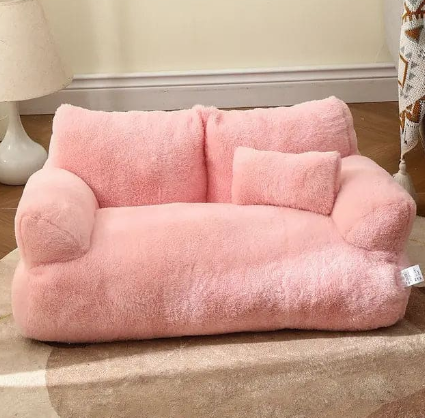 Calming Plushy Dog Sofa