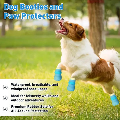 Dog Booties and Paw Protectors, Anti-Slip Waterproof Dog Sock