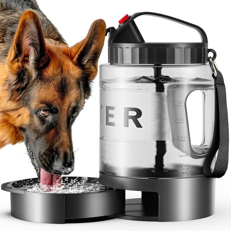 Dog Water Bottle with Dispenser