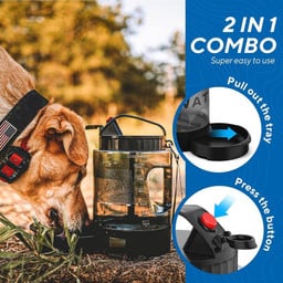 Dog Water Bottle with Dispenser