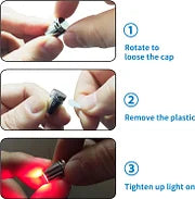 Mini Led Lights, Battery Powered - 10 Pack
