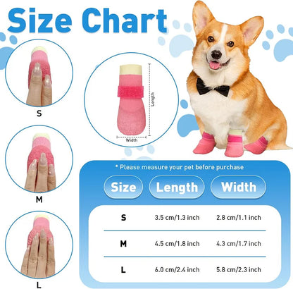 Dog Booties and Paw Protectors, Anti-Slip Waterproof Dog Sock