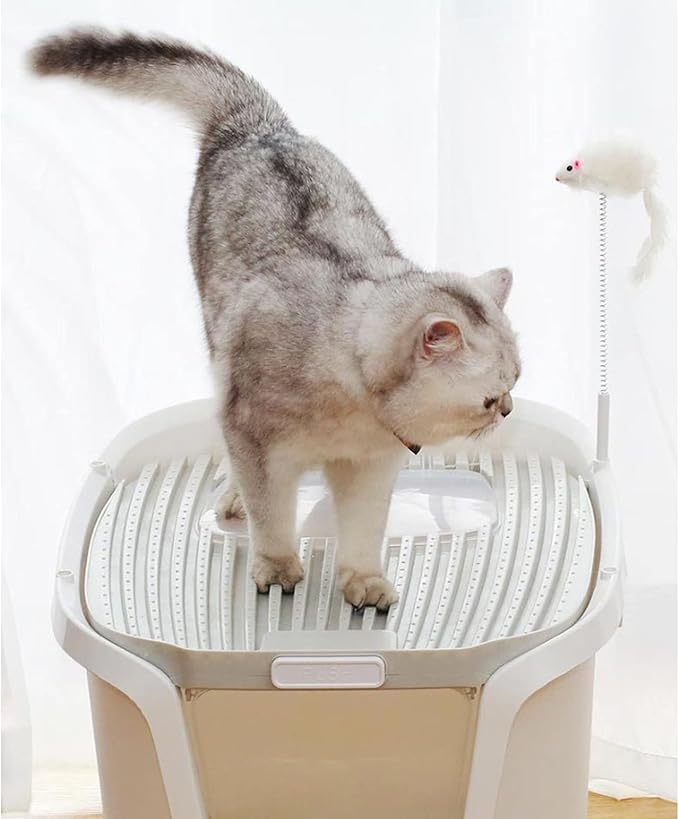Double-Door Cat Litter Box
