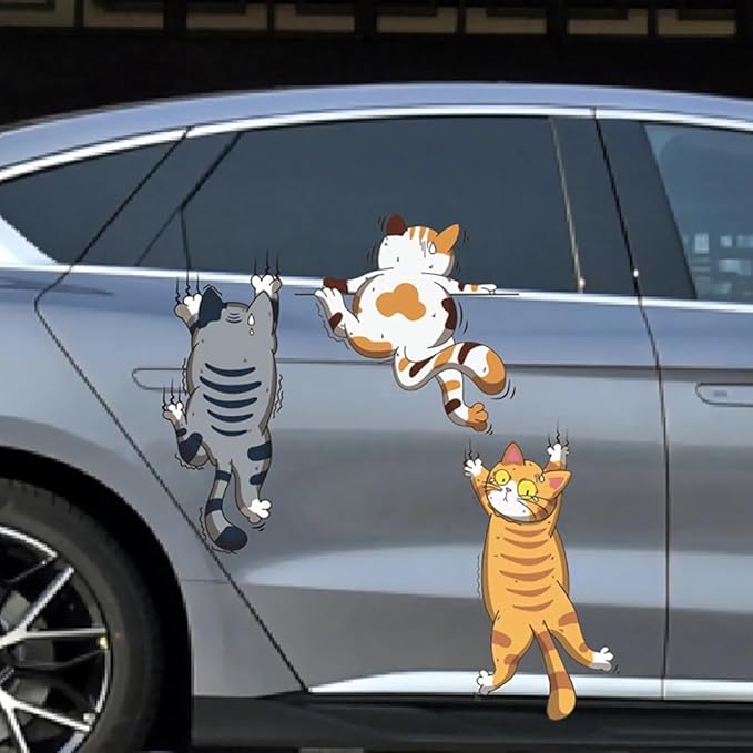 Funny Cat Car Stickers