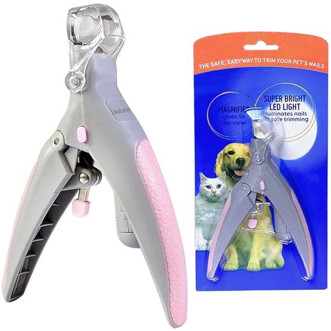 Safe Pet Nail Cutter with Light & Magnifier