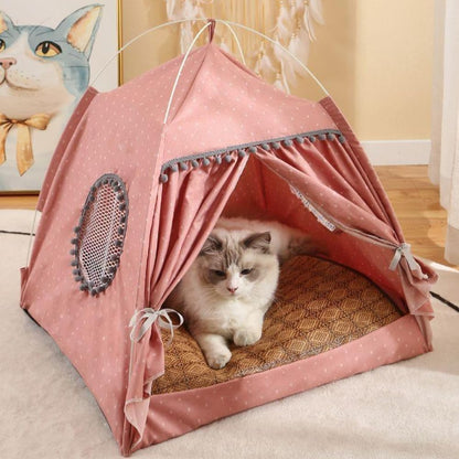 Pet Bed Tent – Cozy Hideaway for Cats