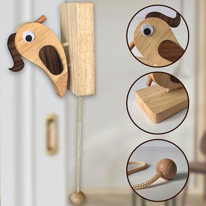 Funny Handmade Woodpecker Doorbell