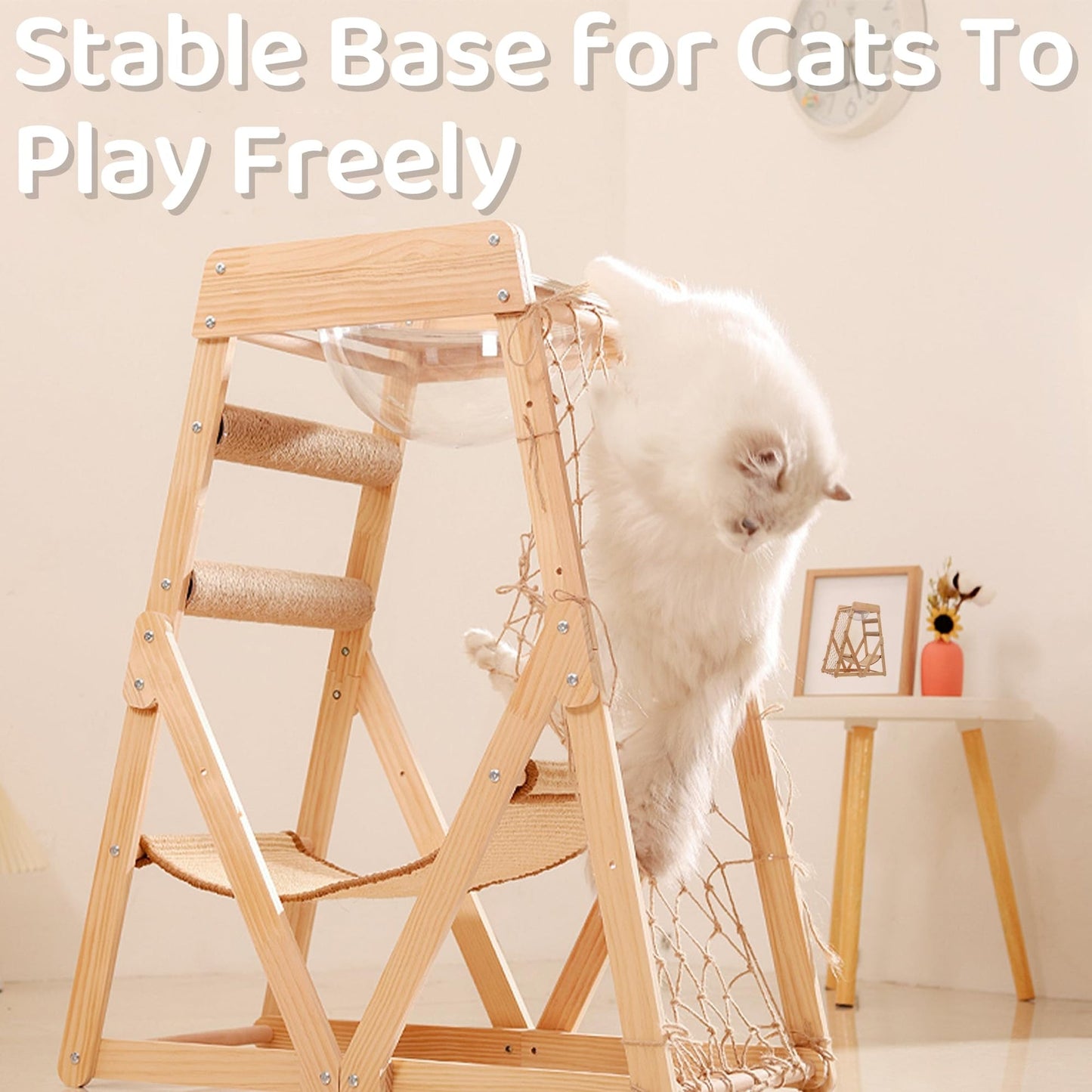 Wooden Triangle Climbing Frame