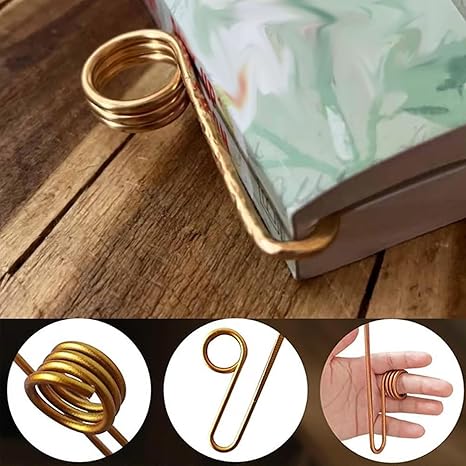 Copper Book Holder Ring