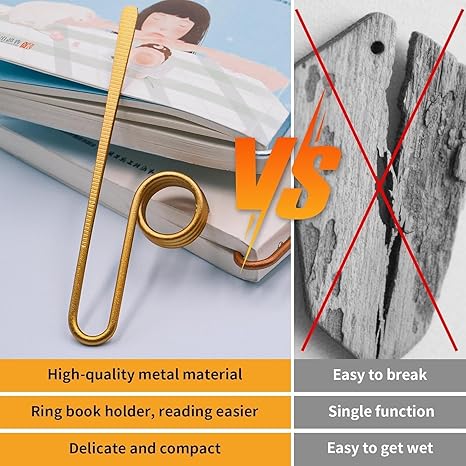 Copper Book Holder Ring