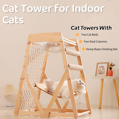 Wooden Triangle Climbing Frame