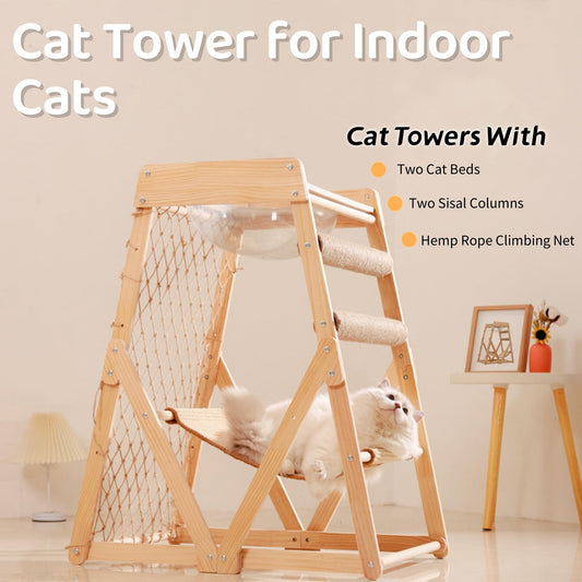Wooden Triangle Climbing Frame