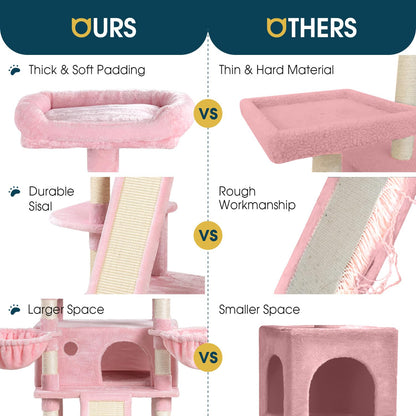 Multi-Level Large Cat Tree Tower