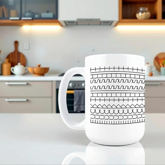 Ceramic Funny Coffee Mug, Hidden Message Cup