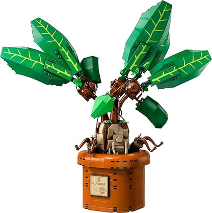 LEGO Harry Potter Mandrake Plant Toy – Magical Herbology Display Set