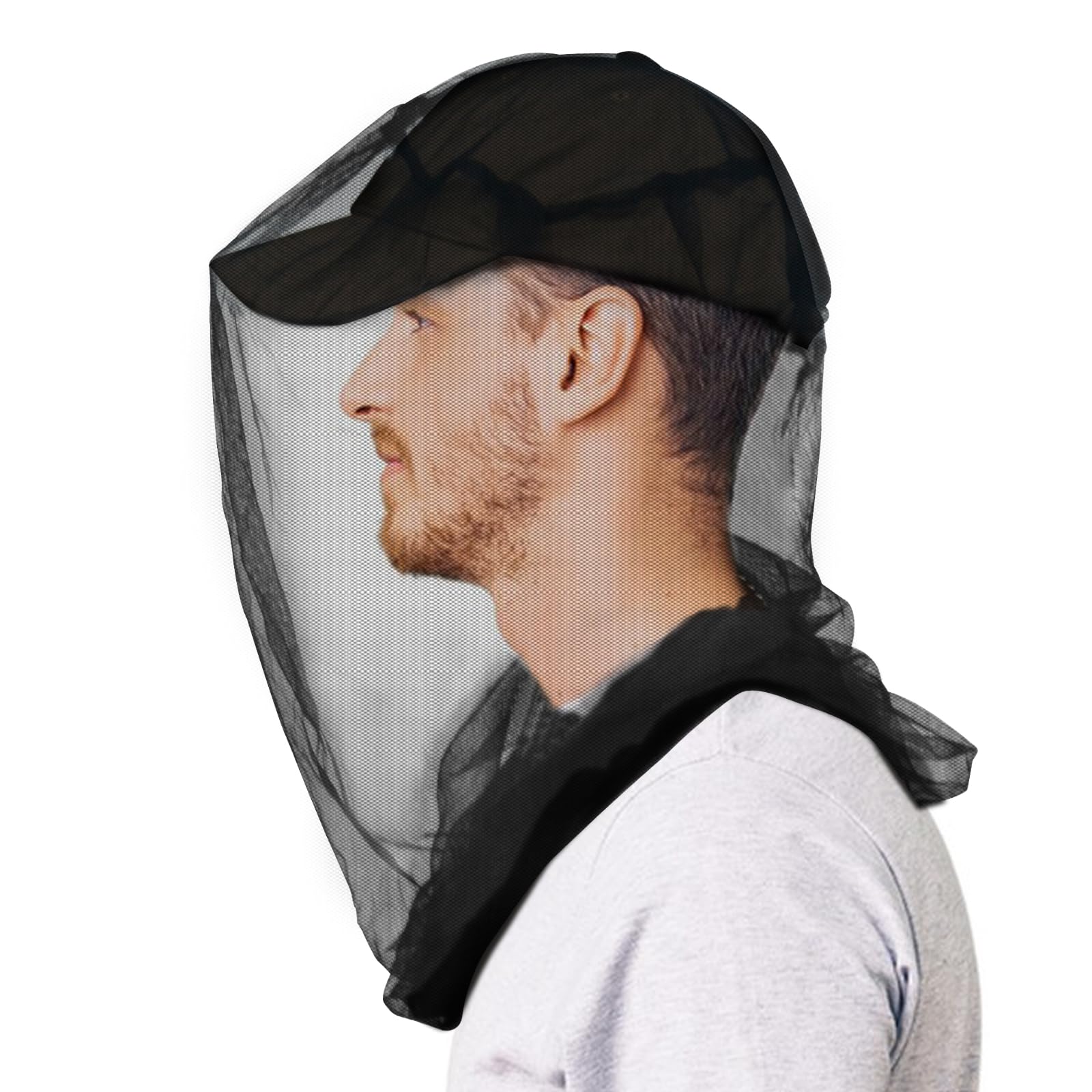 Mosquito Suit - Net Pants & Jacket with Hood - Mesh Bug Suit for Outdoor Protection from Flies, Gnats, No-See-Ums & Midges - Mosquito Clothing for Men & Women with Carrybag, XL Size