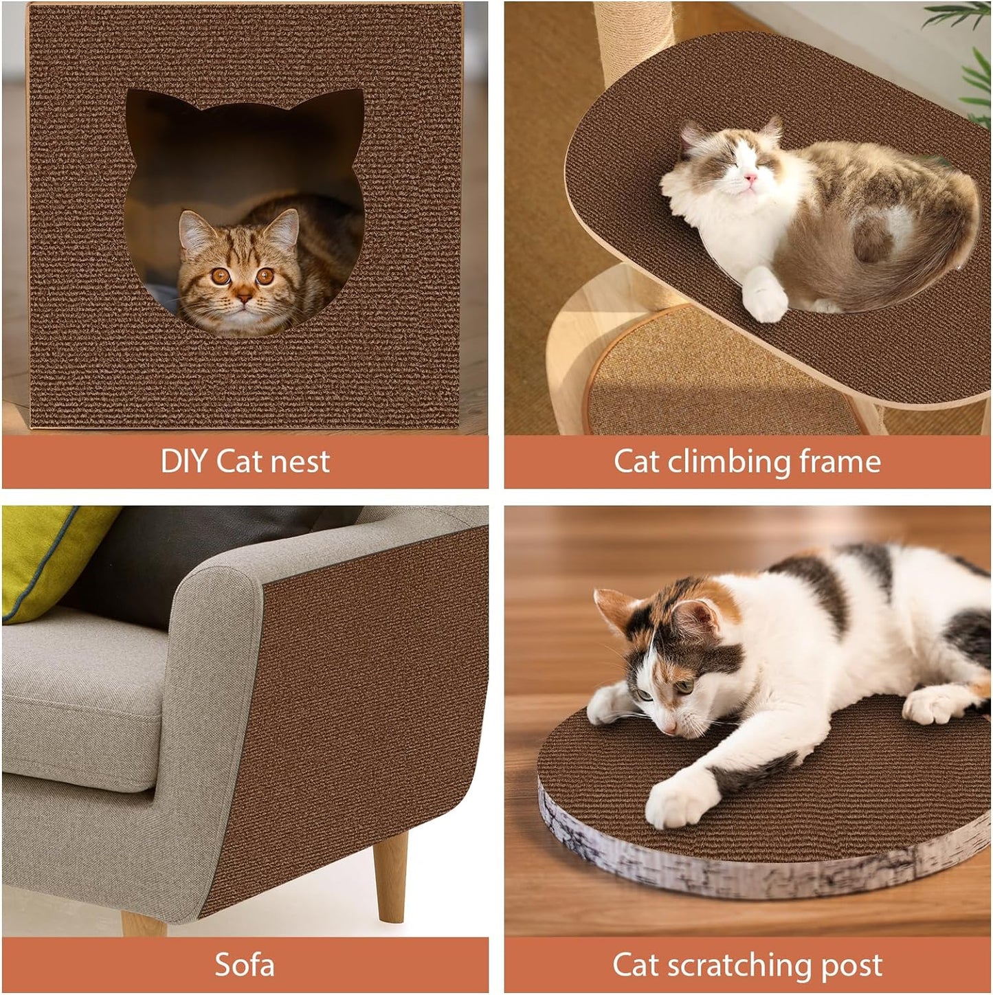 Cat Self-Adhesive Scratching Pad