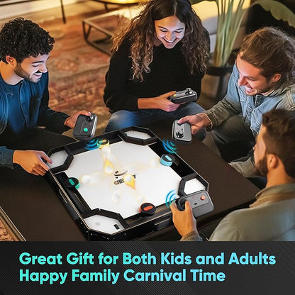 Cheerivy Hyperlaps.10 – 4-Player Arcade Table Game with Scoring System for Home & Family Fun