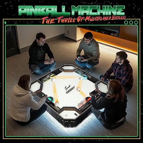 Cheerivy Hyperlaps.10 – 4-Player Arcade Table Game with Scoring System for Home & Family Fun