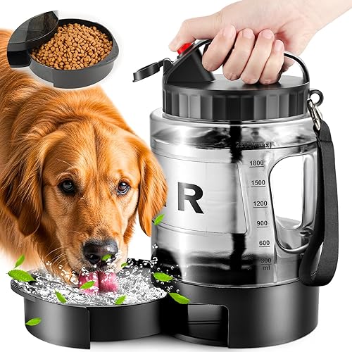 Dog Water Bottle with Dispenser