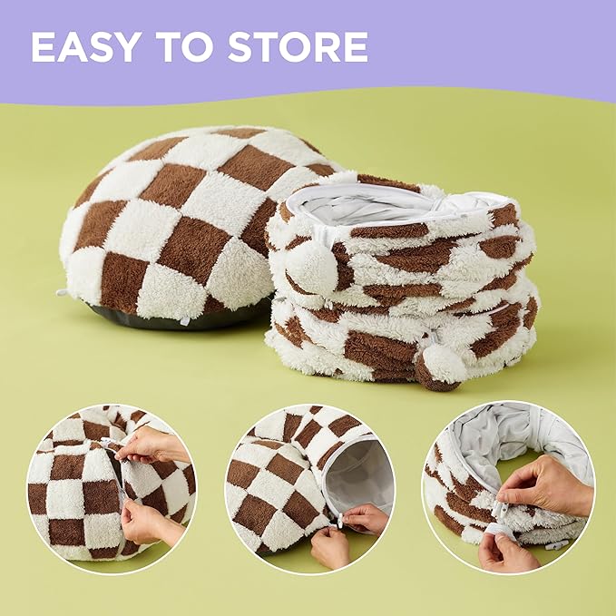 Cat Tunnel Donut Bed with Cushion and Peekaboo Cave