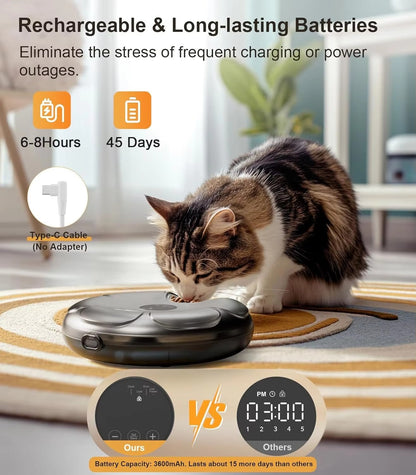Cordless Automatic Food Dispenser