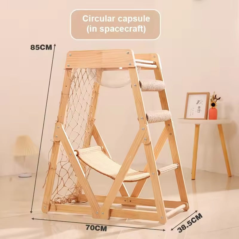 Wooden Triangle Climbing Frame
