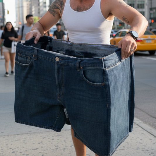 Giant Gag Pants – Oversized Funny Jeans Costume for Parties & Pranks