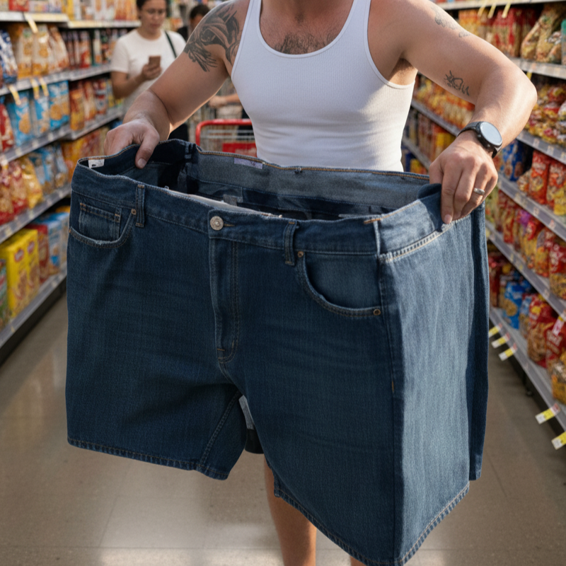 Giant Gag Pants – Oversized Funny Jeans Costume for Parties & Pranks
