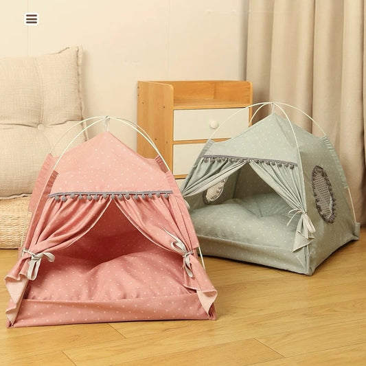 Pet Bed Tent – Cozy Hideaway for Cats
