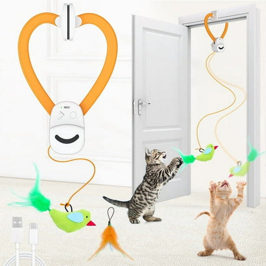 Interactive Flying Wand Toy for Cats 🐱🪁