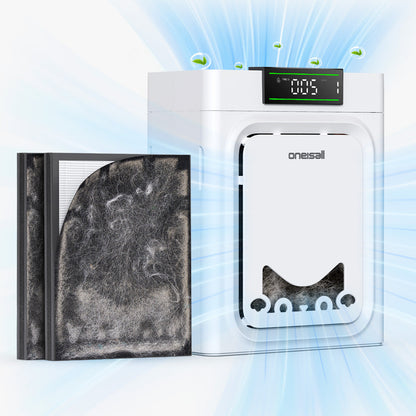 Dual-Side Inlet Air Purifier for Pet Homes