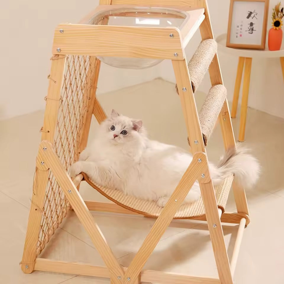 Wooden Triangle Climbing Frame