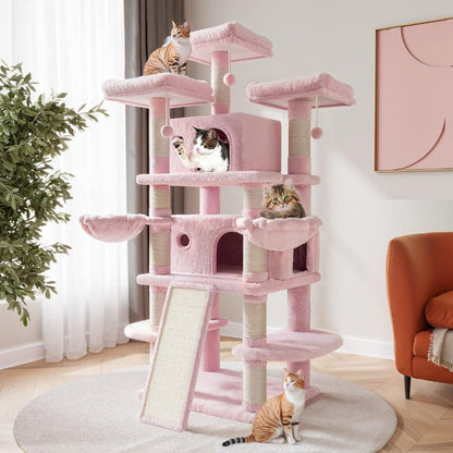 Multi-Level Large Cat Tree Tower