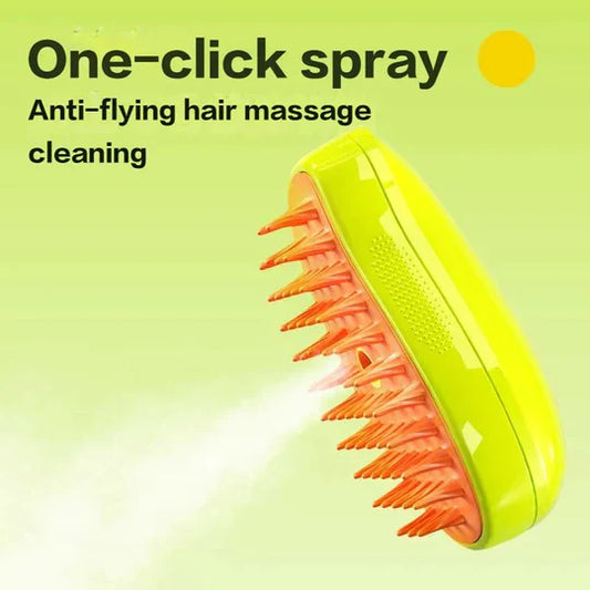 Cat Grooming Comb with Steam / Spray Water