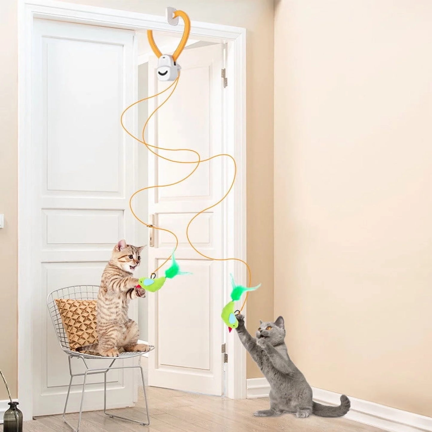 Interactive Flying Wand Toy for Cats 🐱🪁