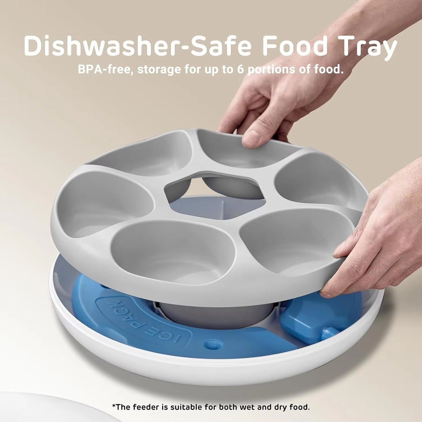 Cordless Automatic Food Dispenser