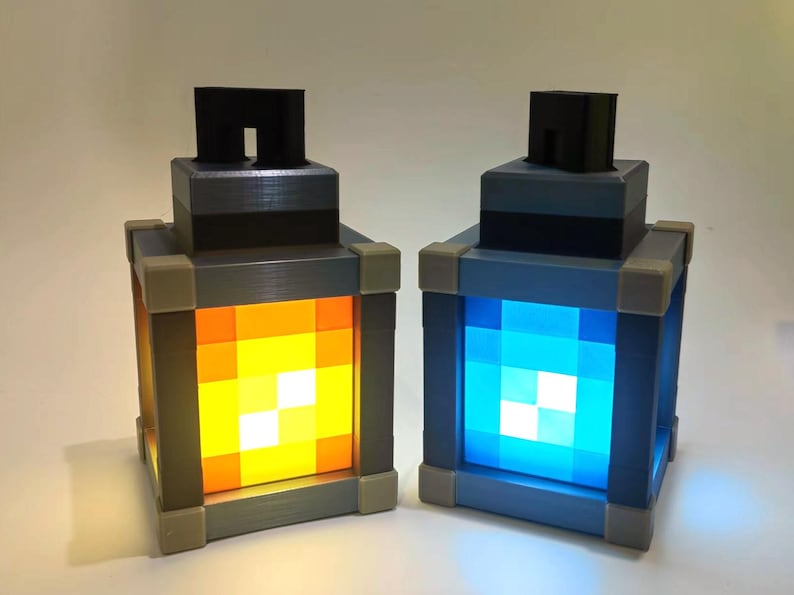 Minecraft Night Light Lantern Chargeable & Bigger- Night Lamp