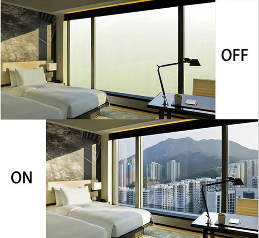 White Smart film Switchable Power on Privacy